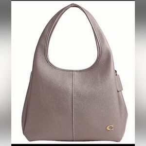Coach Lana Pebbled Leather Hobo (Ash)
